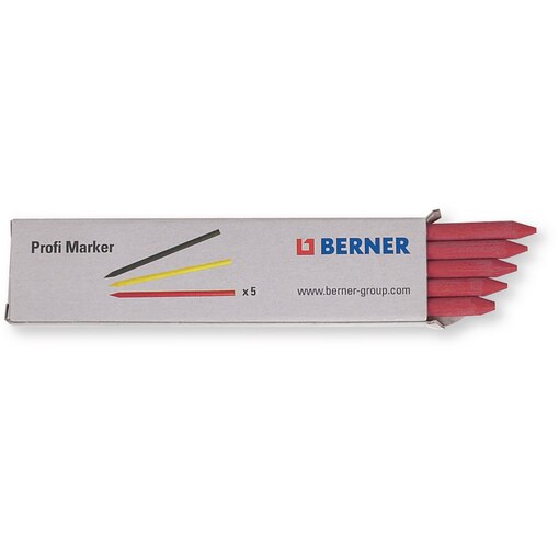 Wachsminen für Profimarker rot, 5 Stück
